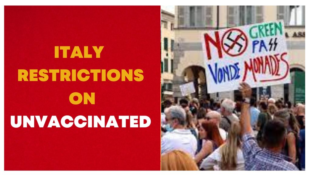 Italy Tightens Restrictions On Unvaccinated