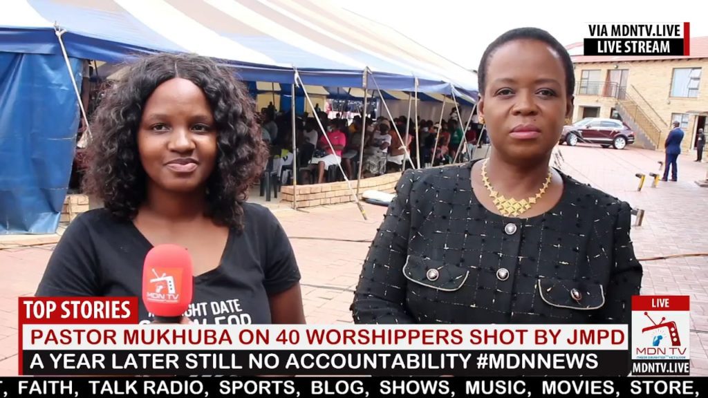 Watch | Pastor Mukhuba On 40 Worshippers Shot By JMPD | A Year Later Still No Accountability #MdnNews