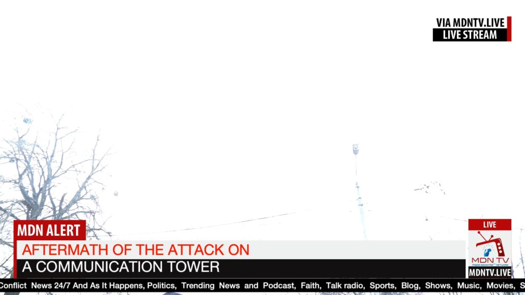 Russian Invasion | Watch: Aftermath Of The Attack On The Communication Tower #MdnNews