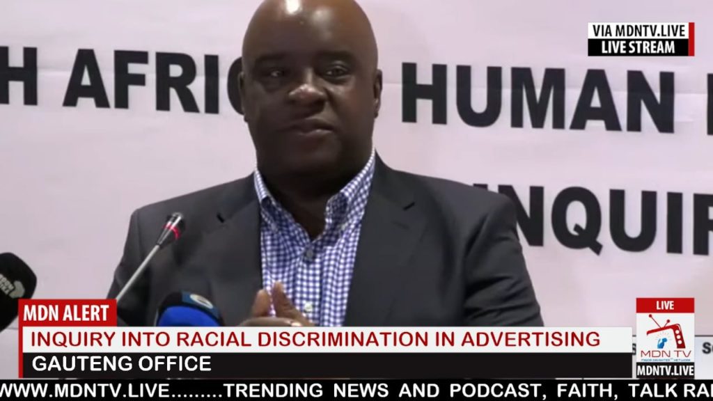 Inquiry Into Racial Discrimination And Discrimination In Advertising In South Africa