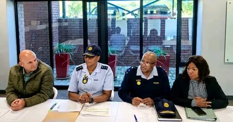 Parkweg Police Launches Crime Awareness Drive in Bloemfontein Media Visit