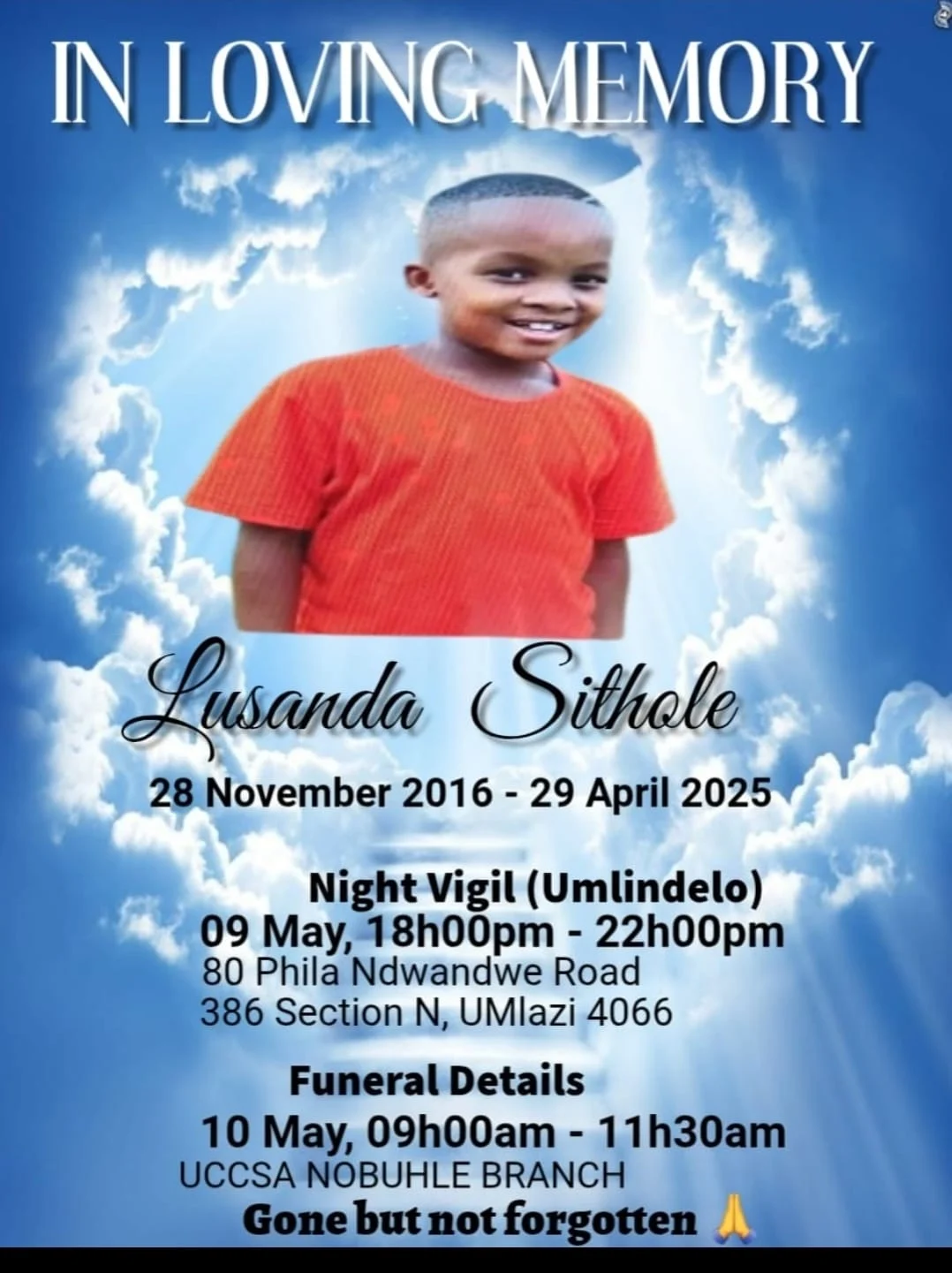 Mystery Surrounds Death of 9-Year-Old Lusanda Sithole Found in River After Going Missing in Umlazi 