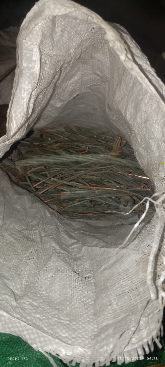 FIVE MEN ARRESTED FOR POSSESSION OF COPPER CABLE