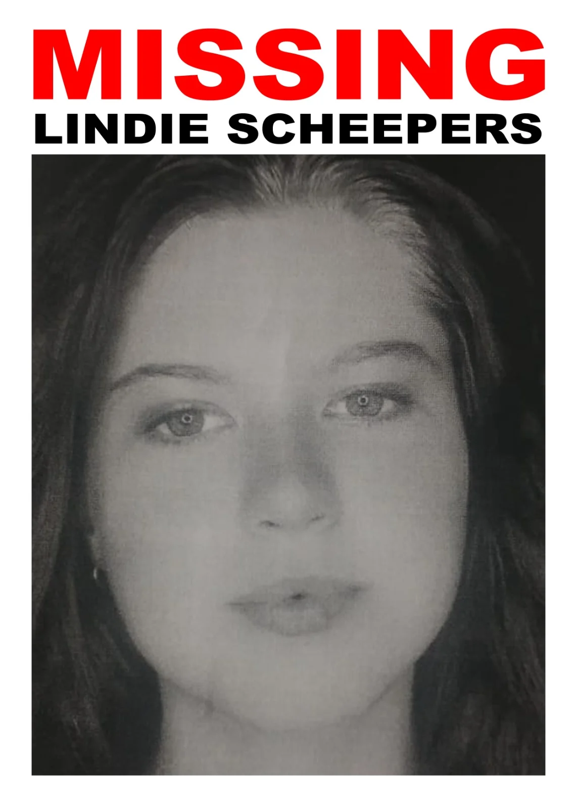POLICE SEEK ASSISTANCE IN LOCATING MISSING LINDIE SCHEEPERS