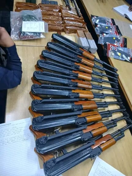 SAPS Tactical Response Teams (TRT) and Combat recover unlicensed firearms, ammunitioand military-grade equipment in Port St. John’s from 12 to 13 June 2025