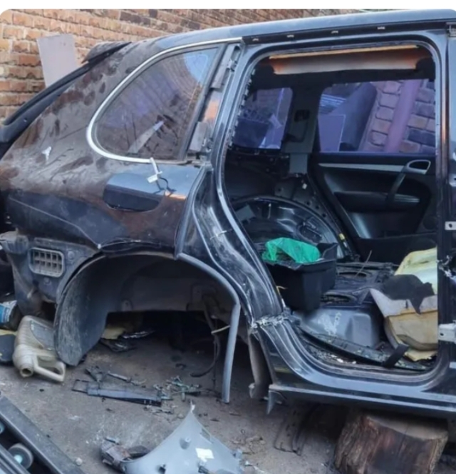 Luxury Porsche Found Stripped in Limpopo Chop Shop, Three Arrested