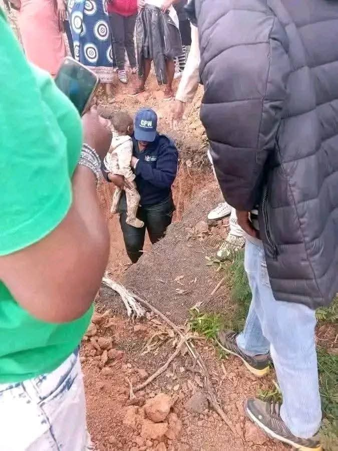 Photos: Missing 3-Year-Old Boy Found Alive in Pit Near Home After Intense Community Search