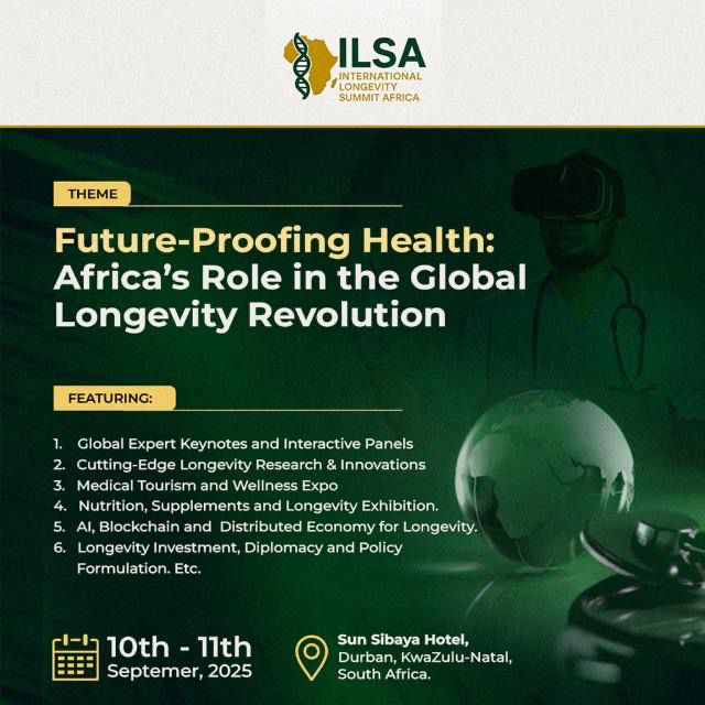 Africa to Host International Longevity Summit in Durban this September