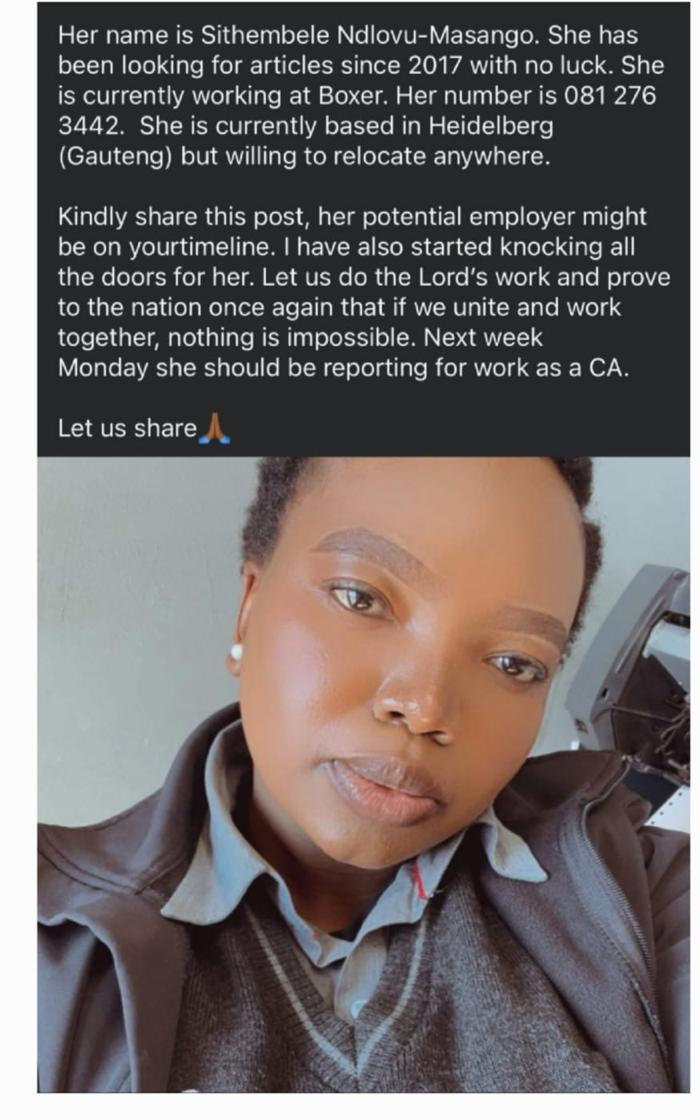 A Qualified Accountant Searching for Opportunity