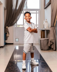 Nandi Madida’s 9‑year‑old son Shaka steals the spotlight with his first solo art exhibition