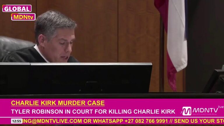 BREAKING NEWS Charlie Kirk Murder Accused Tyler Robinson Appears in Court