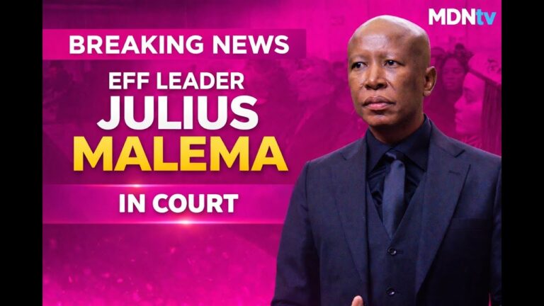 BREAKING NEWS | EFF LEADER JULIUS MALEMA IN COURT TODAY