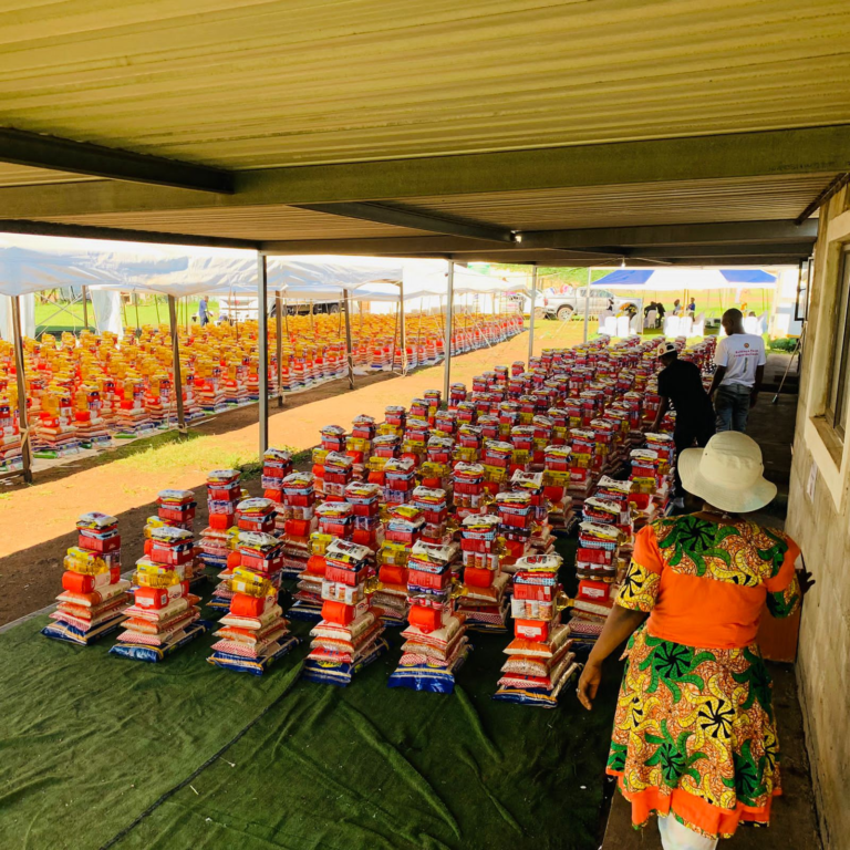 Elderly women in Jozini say food parcels saved their festive season