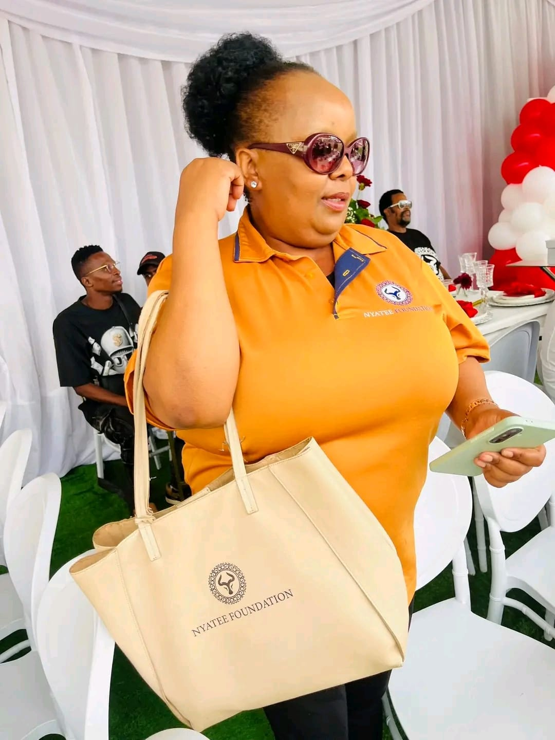 Afrotainment Boss Dj Tira And Singer Mbali Ngidi Showered Workers With Flowers And Cakes Celebrating Valentine's Day At Osindisweni Hospital