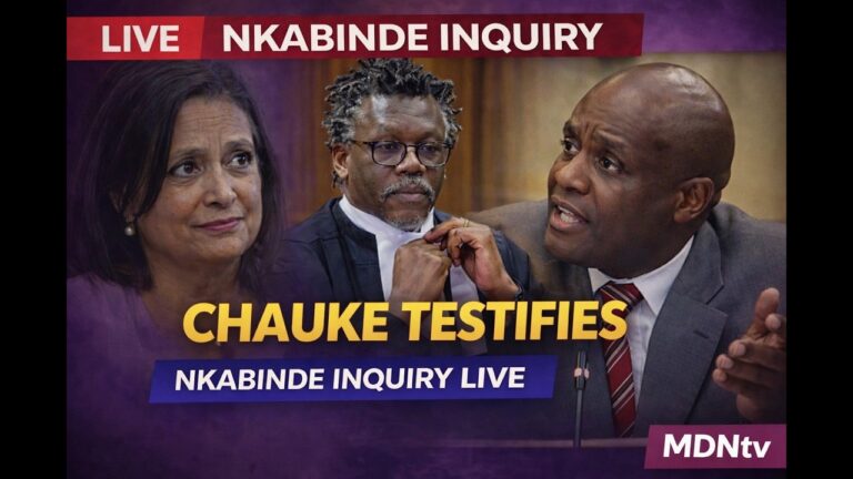 ANDREW CHAUKE CROSS-EXAMINATION AT NKABINDE INQUIRY IN HIGH STAKES HEARING