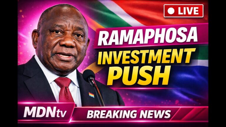RAMAPHOSA ADDRESSES SIXTH SOUTH AFRICA INVESTMENT CONFERENCE LIVE