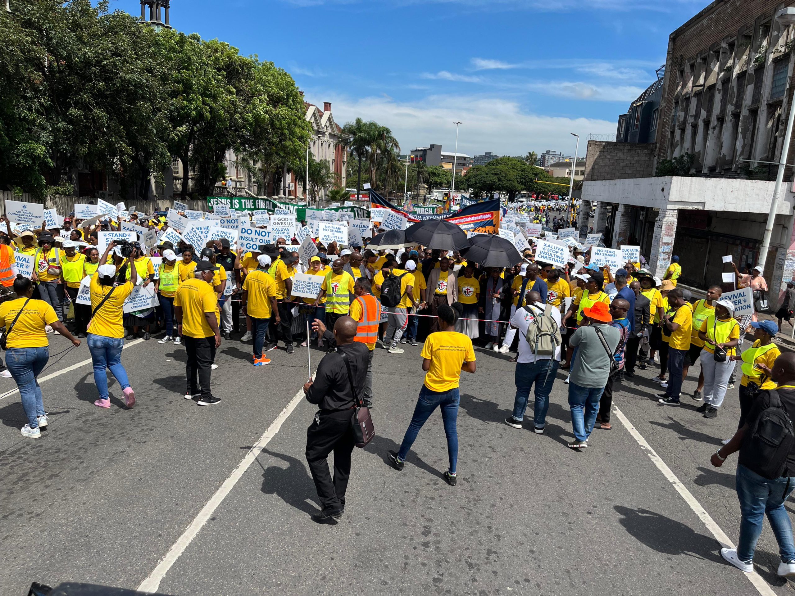 Thousands of Christians March in Durban to Defend Religious Freedom