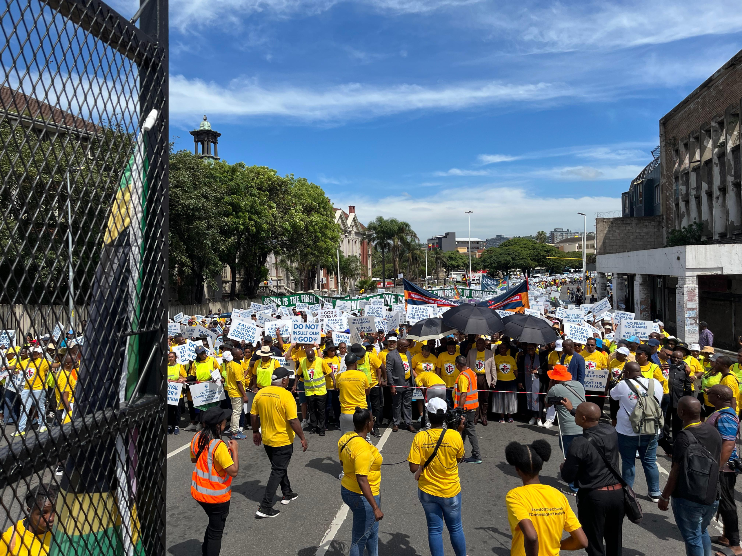 Thousands of Christians March in Durban to Defend Religious Freedom