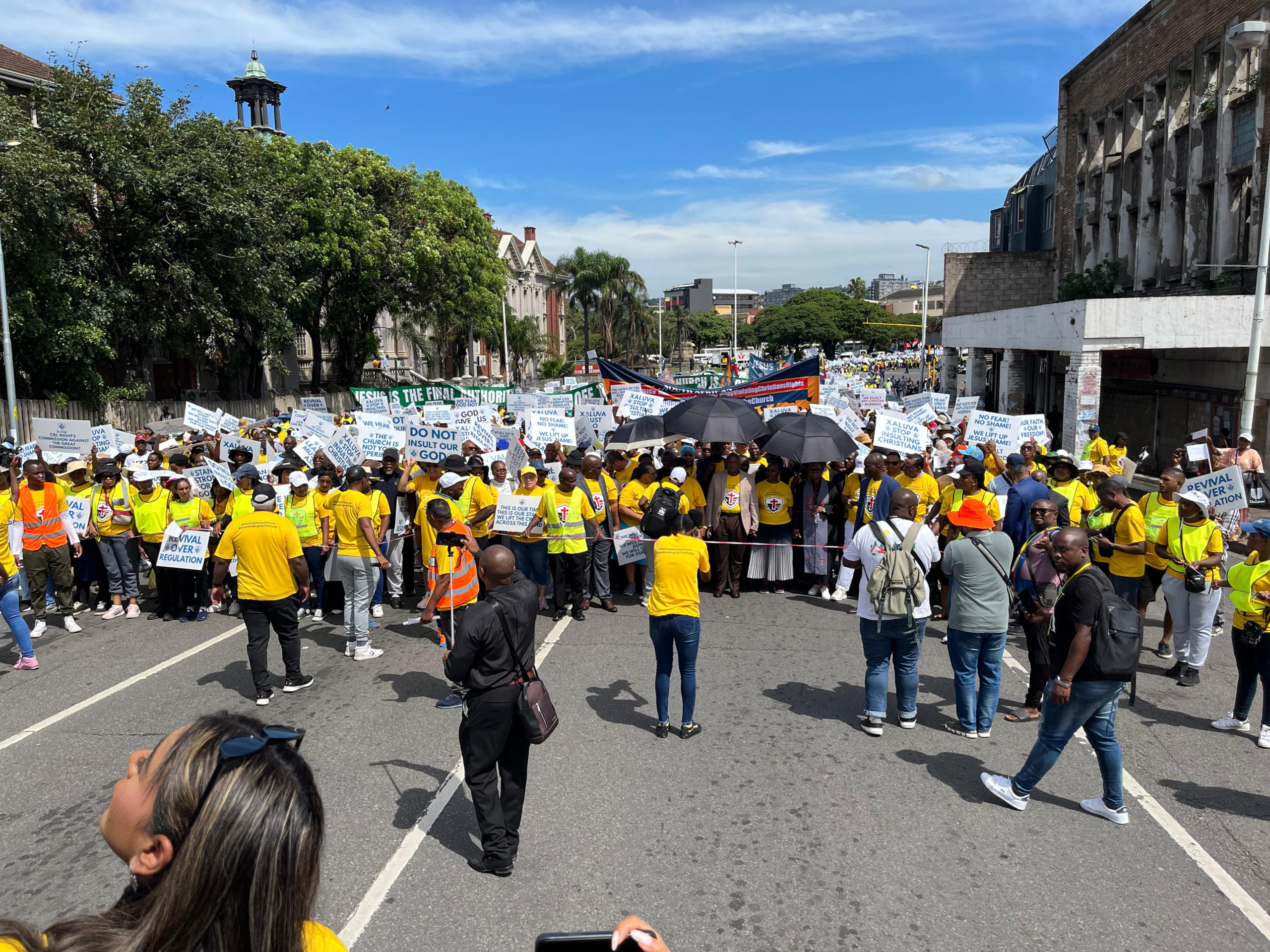 Thousands of Christians March in Durban to Defend Religious Freedom
