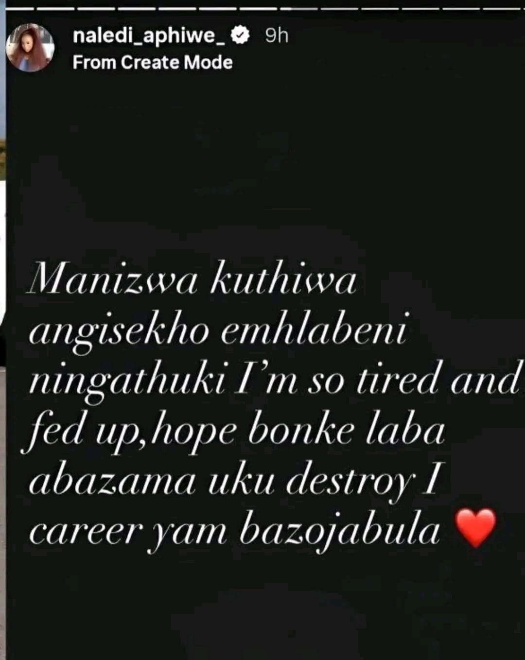 Metro FM Nominee and Singer Naledi Aphiwe’s Latest Posts Leave Mzansi Worried About Her Mental Health Condition