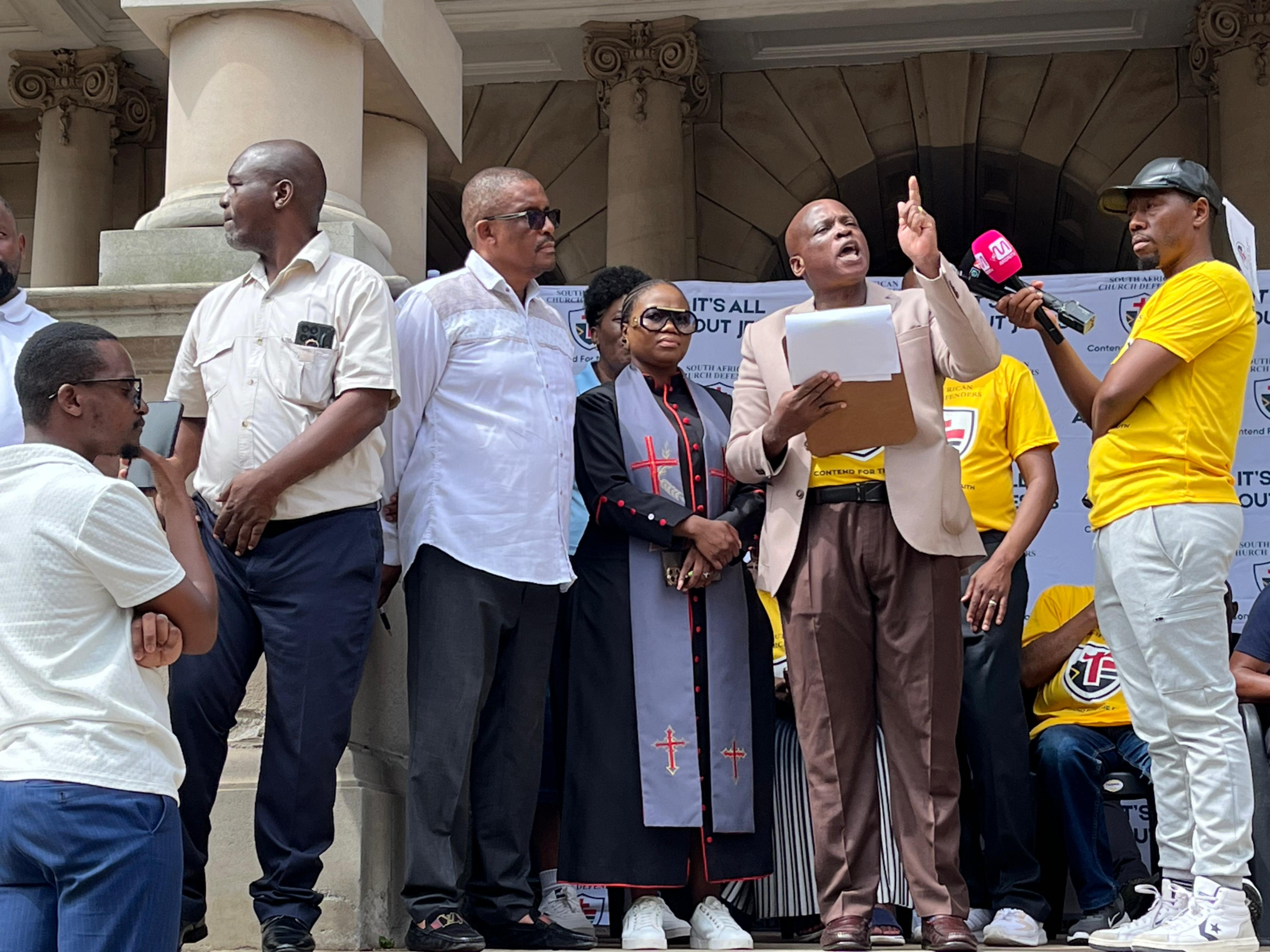 Breaking news: The South African Church Defenders has delivered a memorandum in Durban today