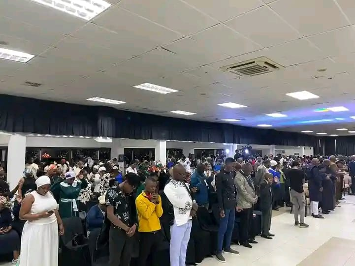 The Prayer Service For The Embattled And Suspended Police Minister Senzo Mchunu Is Underway