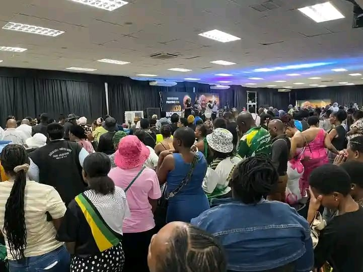 The Prayer Service For The Embattled And Suspended Police Minister Senzo Mchunu Is Underway