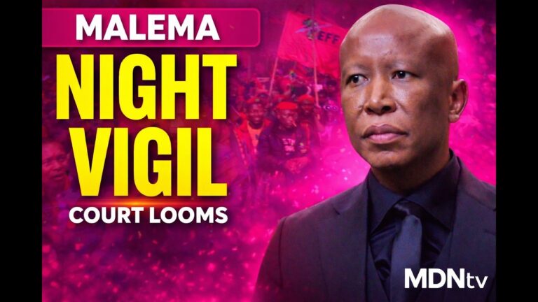 🔴 EFF NIGHT VIGIL FOR Julius Malema | SUPPORTERS RALLY AHEAD OF COURT SHOWDOWN