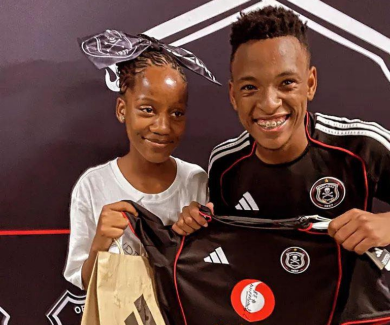 Pirates star Mofokeng melts hearts with touching fan moment