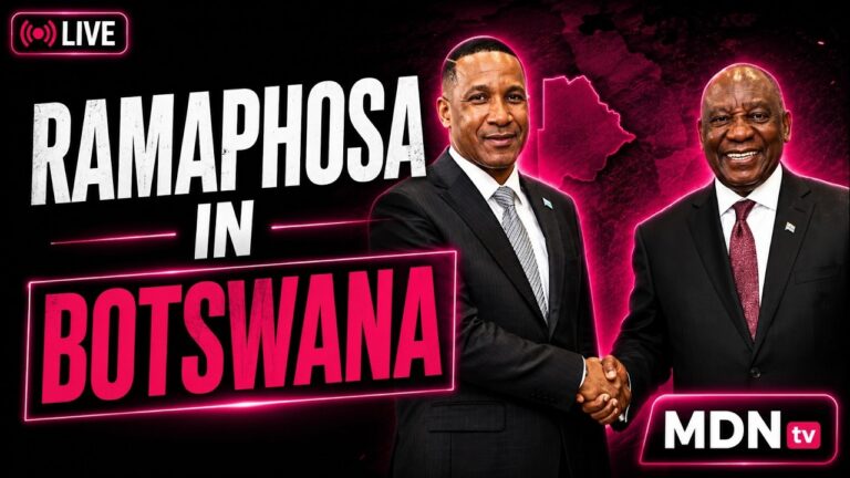 WATCH: RAMAPHOSA HONOURED AT BOTSWANA STATE BANQUET