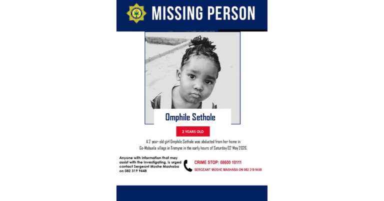 missing child Limpopo