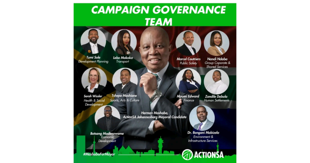 Johannesburg mayoral team