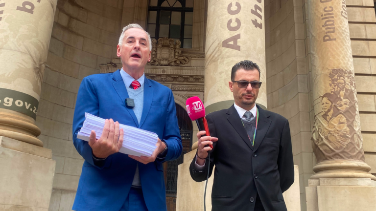 (Left) DA Gauteng Education Spokesperson Michael Walter's MPL, (Right) Sergio Dos Santos