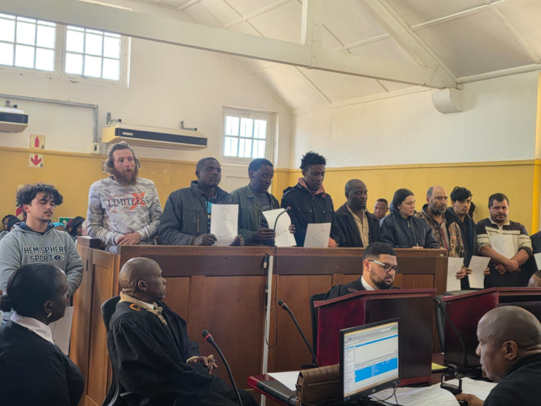 ELEVEN SUSPECTS ARRESTED IN SWARTRUGGENS DRUG BUST APPEARED IN COURT South Africa drug lab