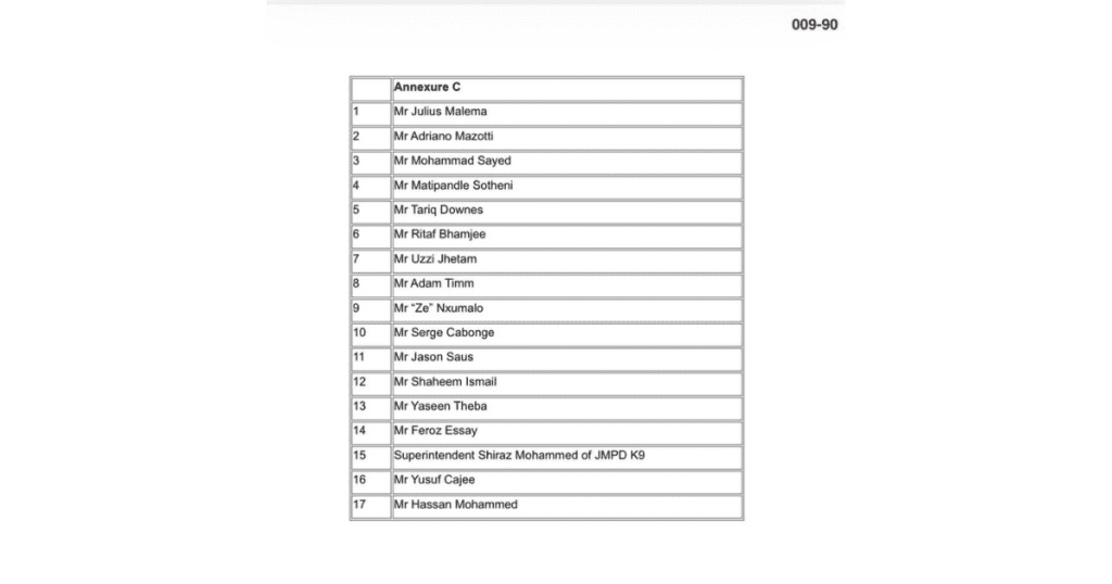 Madlanga Commission Annexure C
