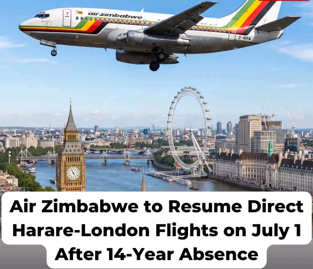 Harare to London flights