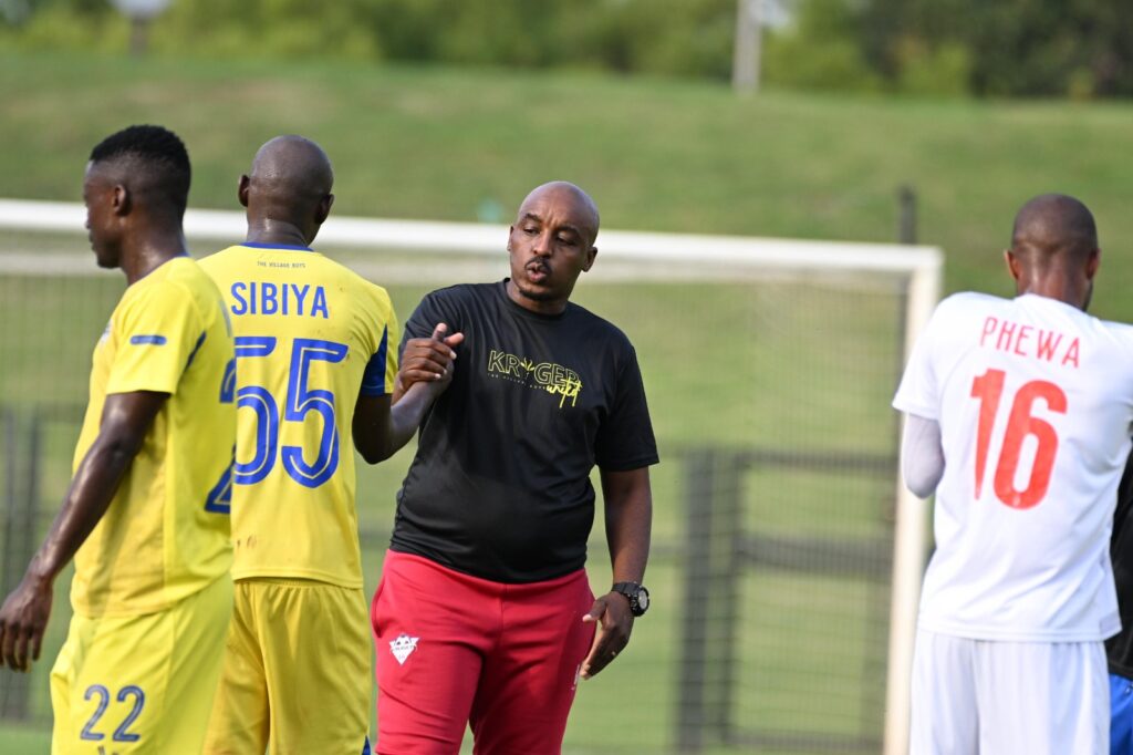 Kruger United head coach Abram Mongoya