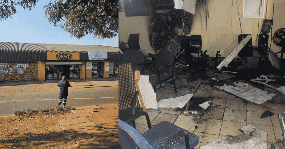 SASSA Meyerton office closed, SASSA fire incident Gauteng
