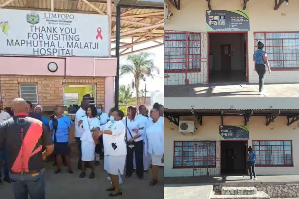 Maphutha Malatji Hospital workers protest management over alleged policy violations