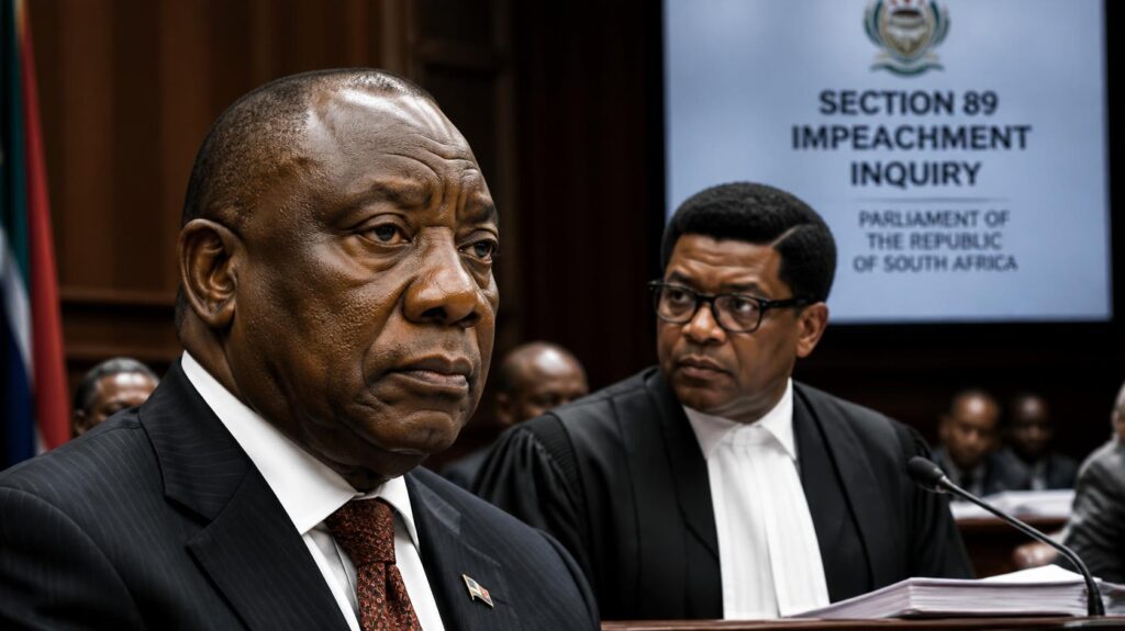 Cyril Ramaphosa, Thandazani Madonsela, Phala Phala impeachment inquiry, Section 89 inquiry