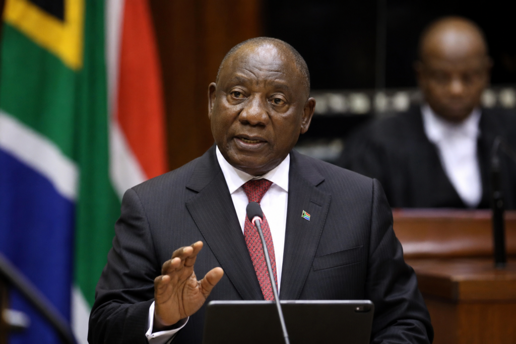 Ramaphosa Says ‘External Forces’ May Be Fuelling Anti-African Sentiment and Violence in South Africa