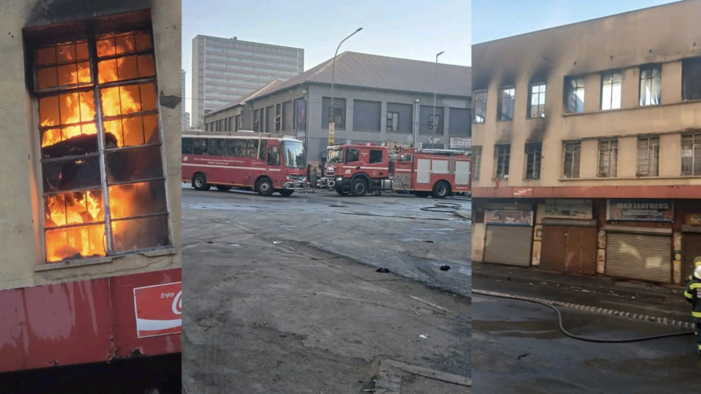 corner of Mooi and Kerk streets in the Johannesburg CBD