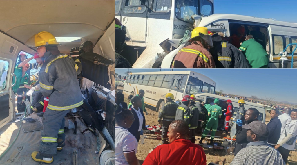 A serious motor vehicle accident involving two vehicles transporting learners has been reported on the road between Jupiter and Diana in the Mashashane area of Limpopo on Thursday.