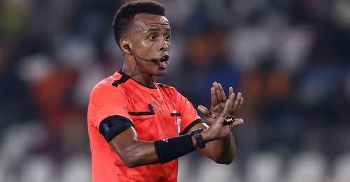 Somali referee Omar Artan