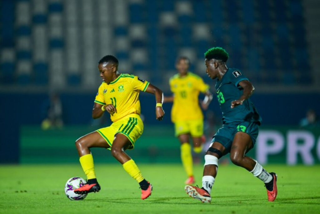 Banyana Banyana have moved one step closer to qualifying for the 2027 FIFA Women’s World Cup after securing a 2-1 victory over Nigeria.