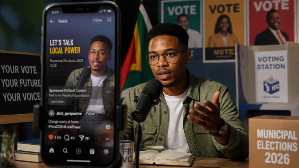 South African influencers, political sponsorship