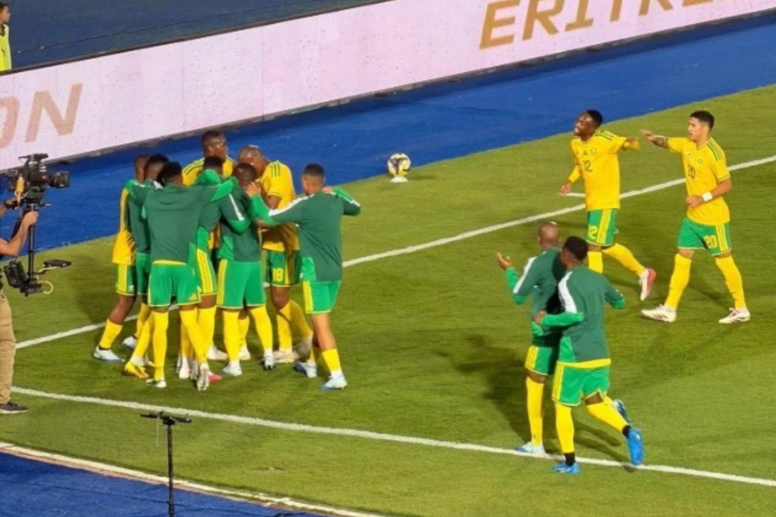 Bafana thrash Eritrea 4-0 to make it two wins from two