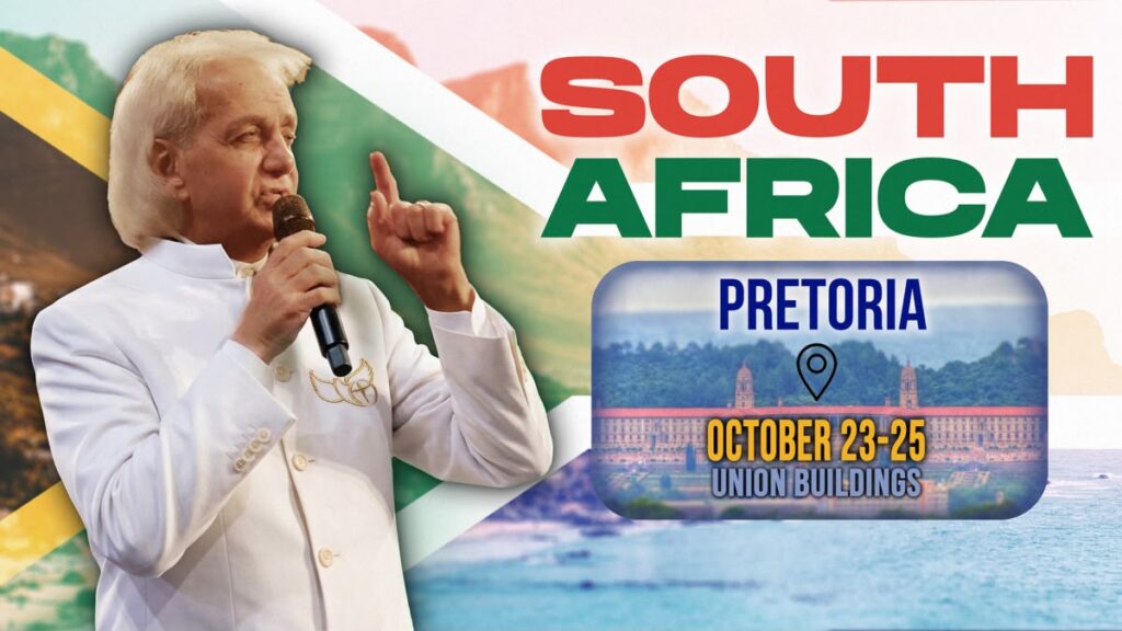 Benny Hinn announces healing crusade at the Union Buildings