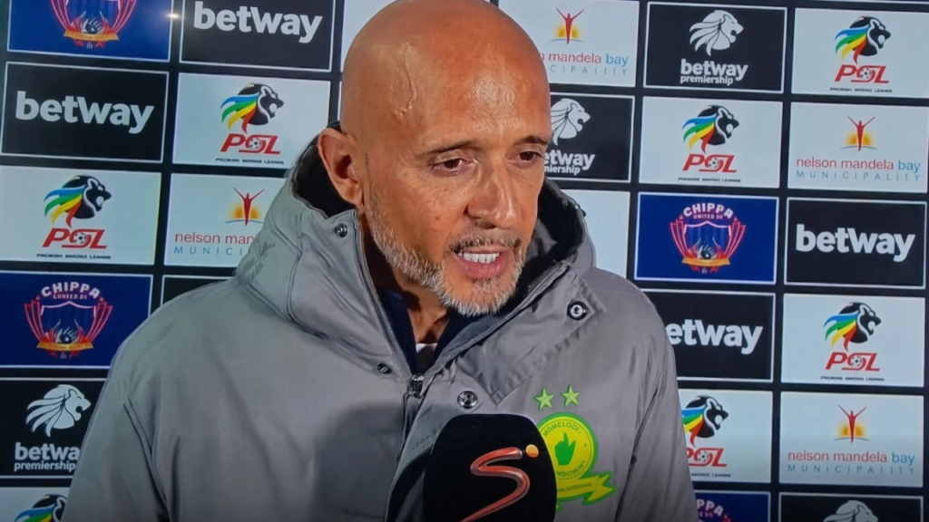 Cardoso slams South African football as Sundowns held by Chippa in ‘horrible conditions’