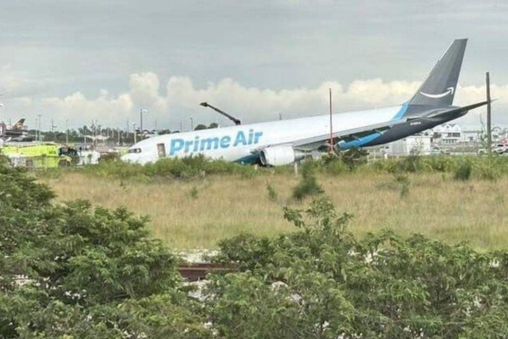 Five Dead After Amazon Cargo Plane Overruns Miami Runway
